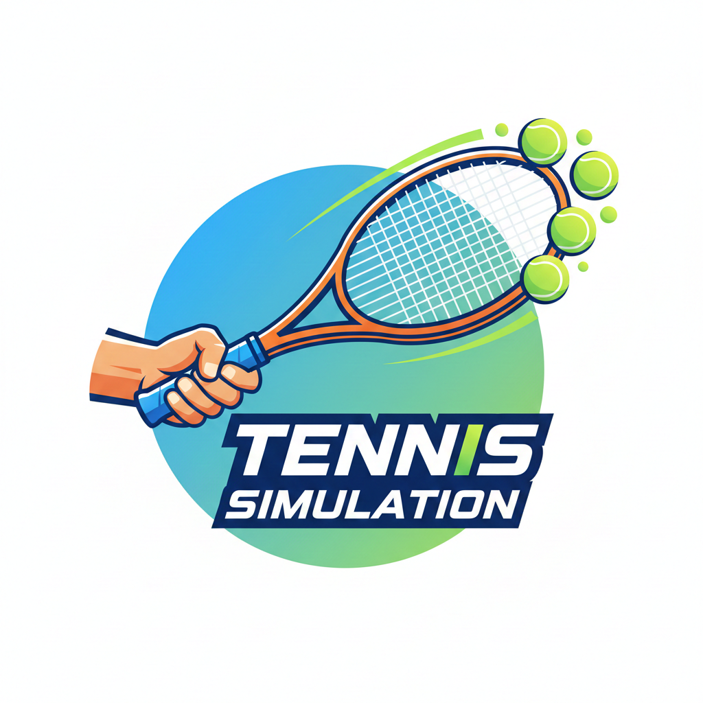 Tennis Simulation Icon
